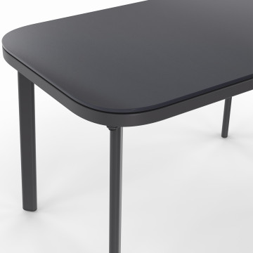 Salon de jardin Lorca 4 places gris