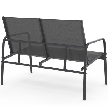 Salon de jardin Lorca 4 places gris