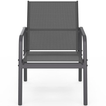 Salon de jardin Lorca 4 places gris