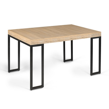 Console-table à manger extensible Memphis bois 140cm