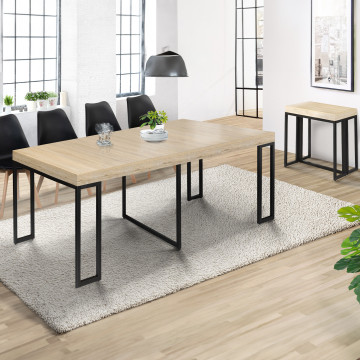 Console-table à manger extensible Memphis bois 235cm