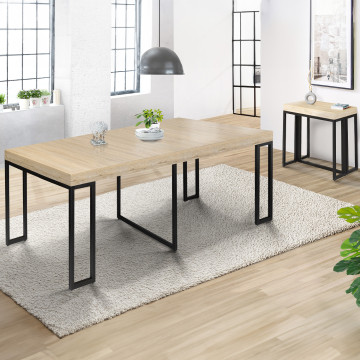 Console-table à manger extensible Memphis bois 235cm