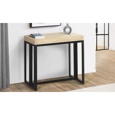 Console-table à manger extensible Memphis bois 300cm