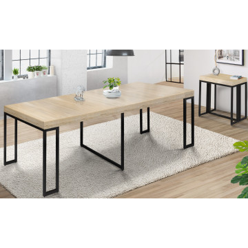 Console-table à manger extensible Memphis bois 300cm