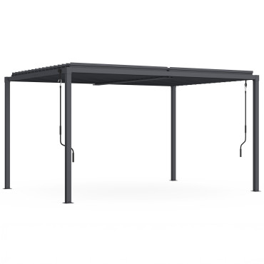 Pergola bioclimatique 3x4m lames orientables