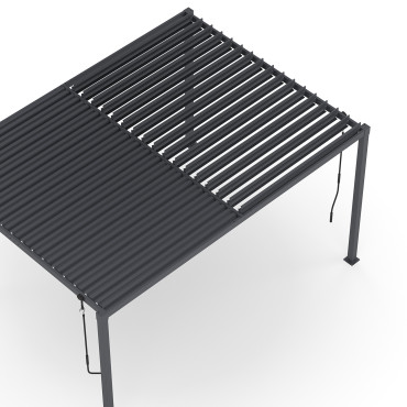 Pergola bioclimatique 3x4m lames orientables