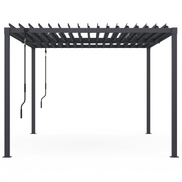 Pergola bioclimatique 3x4m lames orientables