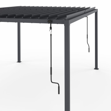 Pergola bioclimatique 3x4m lames orientables