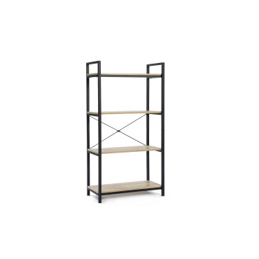 Etagère industrielle Memphis 4 niveaux 130cm