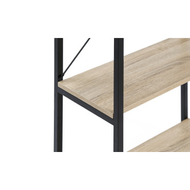 Etagère industrielle Memphis 4 niveaux 130cm