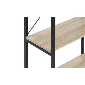 Etagère industrielle Memphis 4 niveaux 130cm