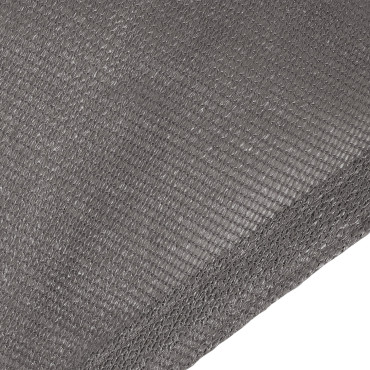 Voile d'ombrage triangulaire gris 5x5x5m