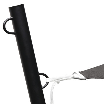 Voile d'ombrage triangulaire gris 5x5x5m