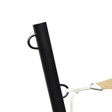 Voile d'ombrage triangulaire beige 3x3x3m