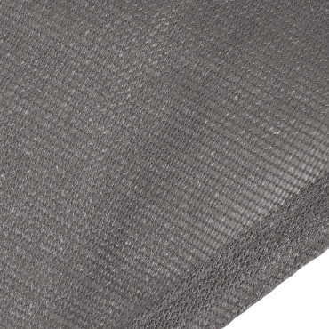Voile d'ombrage triangulaire gris 3x3x3m