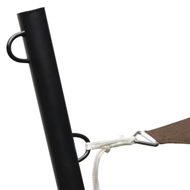 Voile d'ombrage triangulaire taupe 3x3x3m