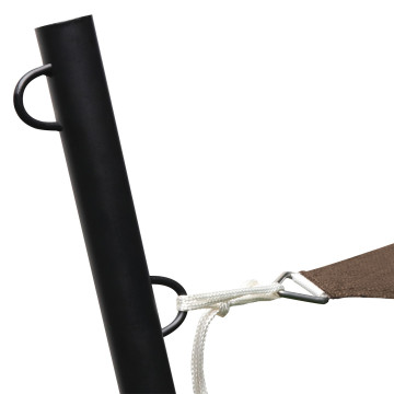 Voile d'ombrage triangulaire taupe 3x3x3m