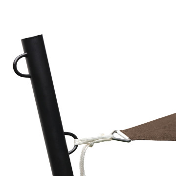 Voile d'ombrage triangulaire taupe 5x5x5m