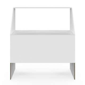 Etagère de rangement sous pente Jeanne blanche