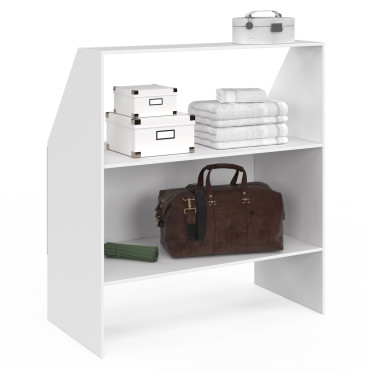 Etagère de rangement sous pente Jeanne blanche