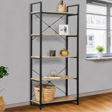 Etagère Memphis 5 niveaux 170cm