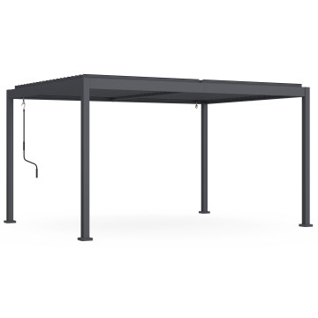 Pergola bioclimatique 3x4m aluminium lames orientables