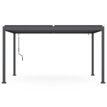 Pergola bioclimatique 3x4m aluminium lames orientables