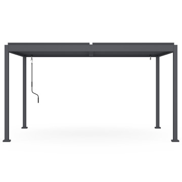 Pergola bioclimatique 3x4m aluminium lames orientables