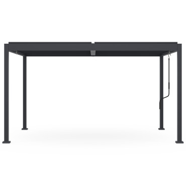 Pergola bioclimatique 3x4m aluminium lames orientables