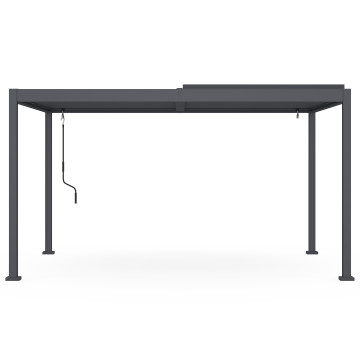 Pergola bioclimatique 3x4m aluminium lames orientables