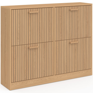 Meuble chaussures bas Faustine 4 portes - 24 paires