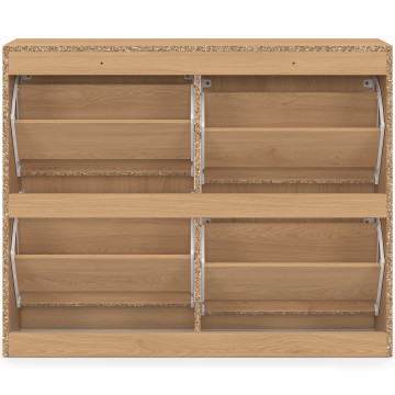 Meuble chaussures bas Faustine 4 portes - 24 paires