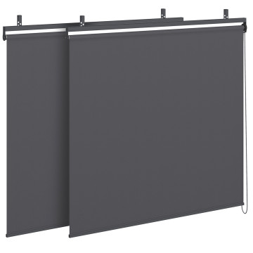 Pergola bioclimatique 3x4m lames orientables + 4 stores