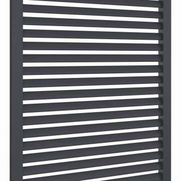 Pergola bioclimatique 3x4m lames orientables + 4 persiennes