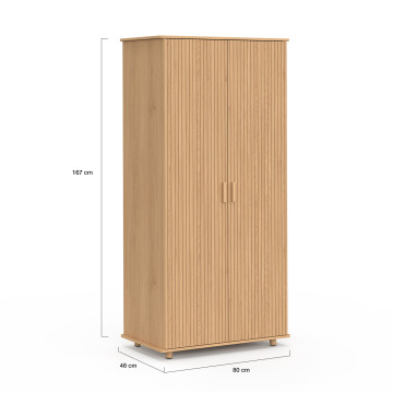 Armoire penderie Albane 2 portes