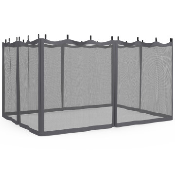 Moustiquaire pour pergola bioclimatique 4x3m