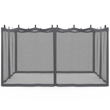 Moustiquaire pour pergola bioclimatique 4x3m