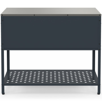 Meuble de cuisine extérieure Alméria 3 portes gris