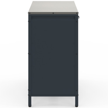 Meuble de cuisine extérieure Alméria 2 portes gris