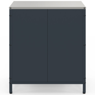 Meuble de cuisine extérieure Alméria 2 portes gris