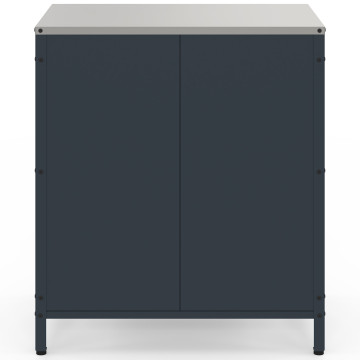 Meuble de cuisine extérieure Alméria 2 portes gris