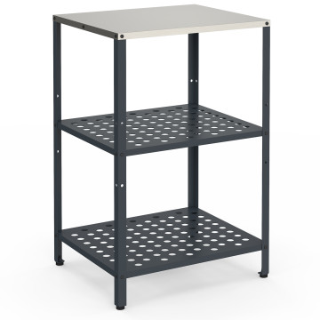 Meuble de cuisine extérieure Alméria 2 étagères gris