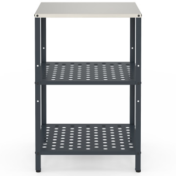 Meuble de cuisine extérieure Alméria 2 étagères gris