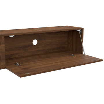 Meuble TV suspendu Michigan effet noyer L180cm