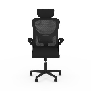 Fauteuil de bureau à roulettes James noir