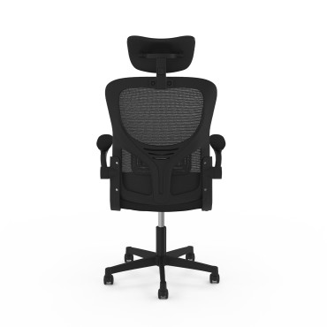 Fauteuil de bureau à roulettes James noir