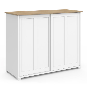 Buffet Jamy 2 portes blanc 100cm