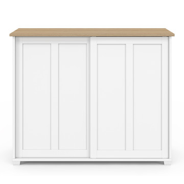 Buffet Jamy 2 portes blanc 100cm