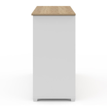 Buffet Jamy 2 portes blanc 100cm