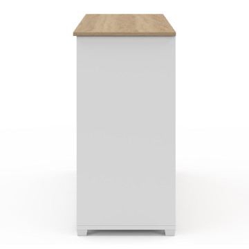 Buffet Jamy 2 portes blanc 100cm